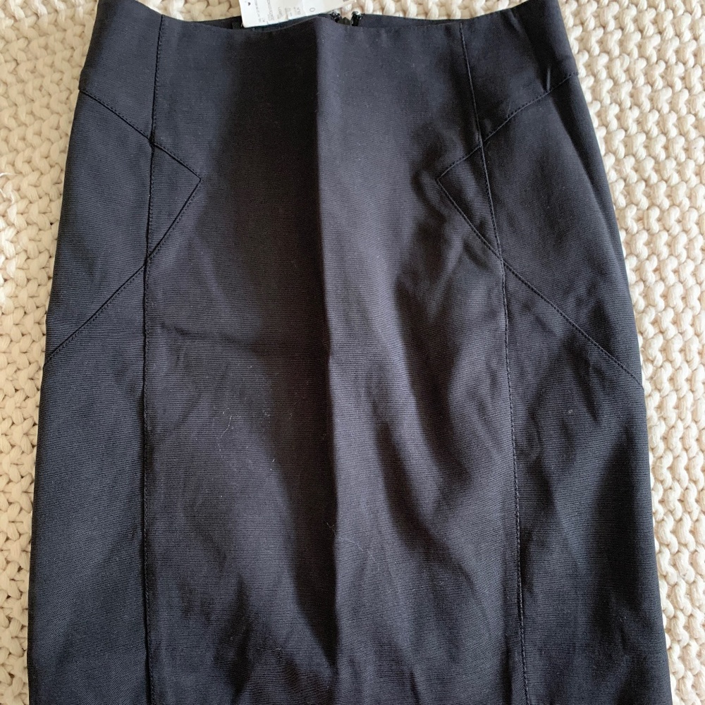 Bebe black pencil skirt (0)